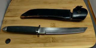 Cold Steel Magnum Tanto Ii (13mbii) Black Handle San Mai Made In Japan Knife