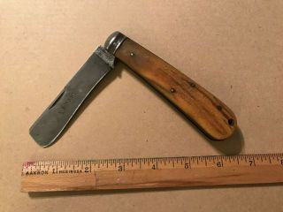 Us Navy Stag Rope Knife With Smooth Handle