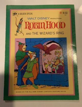 Walt Disney Robin Hood And The Wizard 