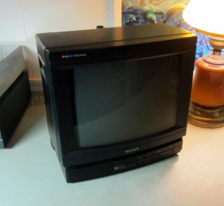 Vintage Sony Trinitron Kv - 1484p 13.  5 " Tv - No Remote