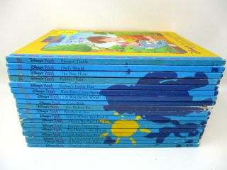 Disney Out And About With Pooh Book Set Vol 1 - 8,  10 - 19 Missing One 1996 Vintage