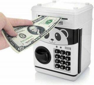 Musical ATM Savings Piggy Money Bank Machine with Code Lock for Kids,  Mini Electr 2