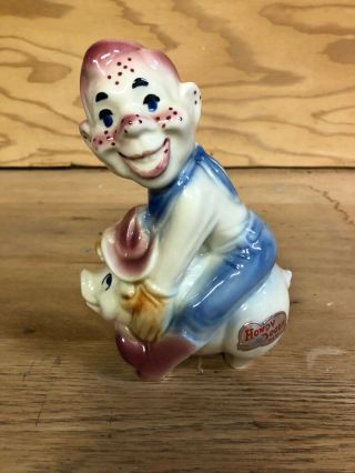 Very Rare Howdy Doody Piggy Bank By Shawnee Pottery