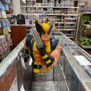 Wolverine Pvc Molded Bust Bank Marvel Universe 3d Figure Collectible Coin Bank