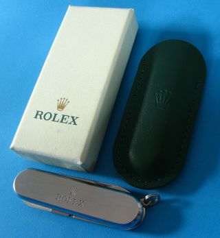 Rolex Swiss Army Pocket Knife Wenger,  Discontinued Rolex Promotional Accessory (b)