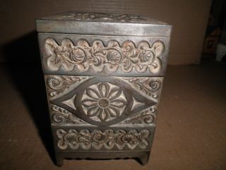 Great old cast iron Treasure Safe key combination safe still bank 1897 2