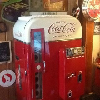 Vendo H 81 D coke Machine,  this machine has been back to. 2