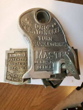 Early Masters Norris Gumball Peanut Machine Penny/nickle Gooseneck Mechanism