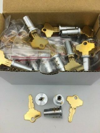 Oak Northwestern A&a Premium Quality Lock & Key For Vending Machines Box Of 25