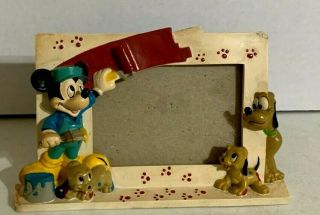 Walt Disney Mickey Mouse And Friends Painting Picture Frame 3 " X 5 " Photo