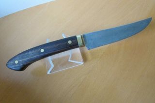 Vintage DAVID BOYE Engraved Fixed Blade Knife 2