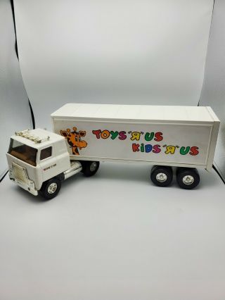 Vintage Ertl Pressed Steel Toys R Us Semi Truck Kids R Us Tractor Trailer