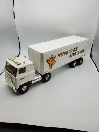 Vintage ERTL Pressed Steel Toys R Us Semi Truck Kids R Us Tractor Trailer 2