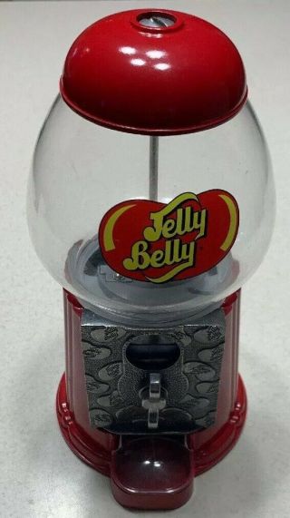 Jelly Belly Mini Bean Machine Candy Dispenser Bank Die Cast Metal Gumball