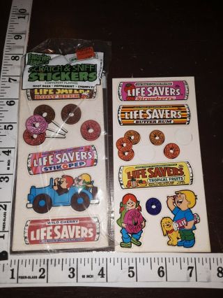 Vintage Stickers,  Gordy,  Scratch N Sniff,  Life Savers,  Candy,  Stickers,  1980s
