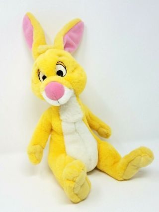 Vintage Walt Disney World Yellow Rabbit Winnie The Pooh Friend 12 " Plush Toy
