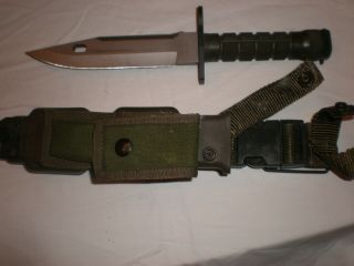 Vintage Buck Usa 188 Military M9 Bayonet Phrobis Iii Combat Survival Knife