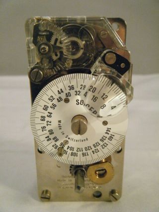 Vintage Sonceboz 13 Jewels 144 Hr.  Time Lock Safe Vault Clock Movement Mechanism