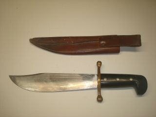 Vintage Wwii Case Xx U.  S.  Military V44 Large Bowie Combat Survival Knife Sheath