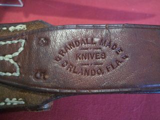 Vintage Randall Knife Knives Model 3 - 5,  W/ Stag Handle,  JRB Sheath,  Thick Spacers 3