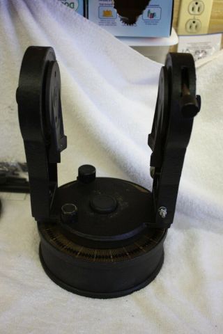 Bausch & Lomb Vintage Double Fork 4 " Sct Telescope Mount With Electric Ra Drive