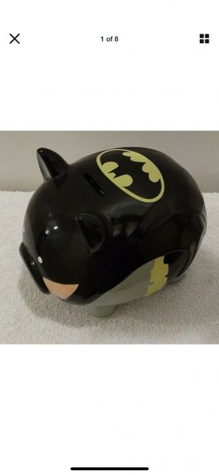 Batpig (batman Logo) / Dc Comics Piggy Bank