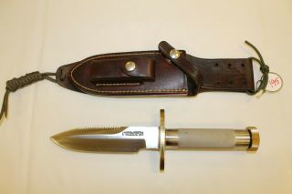 Randall Model 18 Survival Knife With Sheath And Stone