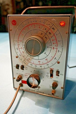 Vintage Rca Rf Signal Generator Wr - 50b Rca Electronic Instruments W Sweep