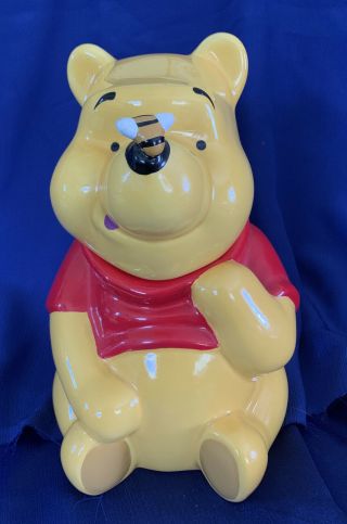 10 Inch Disney Treasure Craft Winnie The Pooh Bee Cookie Jar