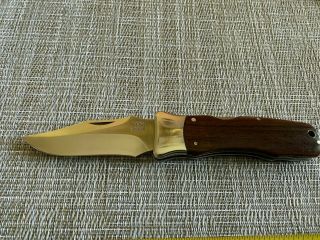 Sog S22 Large Tomcat Cocobolo 3.  5 " Clip Point Folding Knife