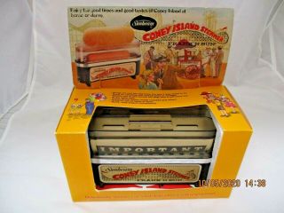 Vintage Sunbeam Coney Island Steamer Frank N Bun Hotdog & Bun Warmer 1978
