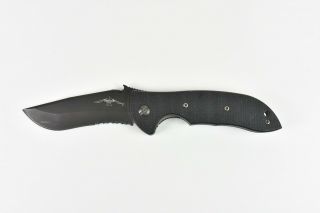 Emerson 2000 Commander Bts Partially Serrated Tactical Knife One Owner