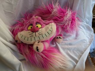Disney Parks Cheshire Cat Plush Alice In Wonderland Long Tail Boa Authentic Tag