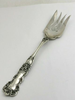 Gorham Sterling Silver Buttercup Pattern Cold Meat Fork