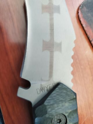 Duane Dwyer (Strider) Fixed knife w/ Kydex Sheath 4