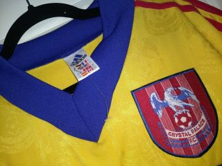 90’S Vintage Crystal Palace 1997/1998 Home Jersey Shirt Adidas TDK Size XXL 3