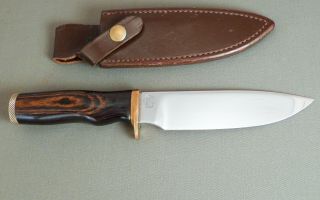 Vintage 1975 Smith & Wesson Blackie Collins Design Survival Knife,  Sheath