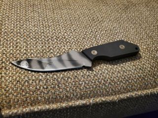 Strider Knives Fixed: Pfk - G10 Handle,  Tiger Striped