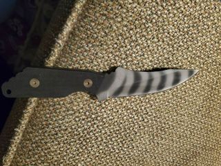 Strider Knives Fixed: PFK - G10 Handle,  Tiger Striped 5