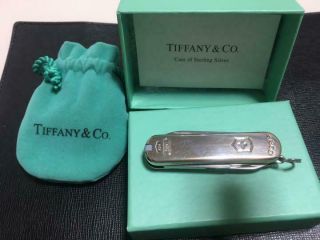 Tiffany & Co.  X Victorinox Swiss Army Knife Sterling Silver Vintage W/box