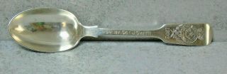 1902 Royal Guernsey Militia Shooting Spoon Sgt J Smith Channel Islands Silver