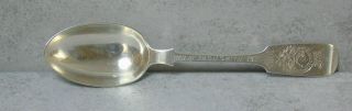 1903 Royal Guernsey Militia Shooting Spoon Sgt J Smith Channel Islands Silver