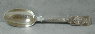 1903 Royal Guernsey Militia Shooting Spoon Sgt T Albiges Channel Islands Silver