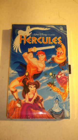 Disney Hercules Vhs Movie Purse Clutch