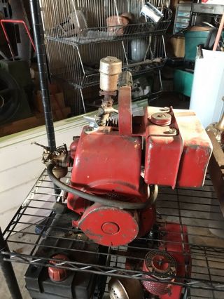 Vintage Tecumseh Hs35 Gas Engine From Old Generator Mini Bike Wheel Horse