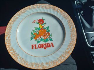 Walt Disney Production Japan Florida Orange Bird 6 5/8 " Collector Souvenir Plate