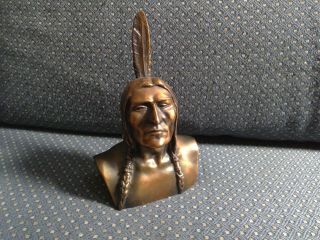Banthrico Indian Head Bust Coin Bank The National Shawmut Bank Of Boston