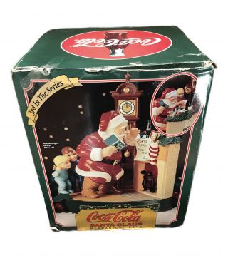 Coca Cola Santa Claus Mechanical Bank 3rd In Series 1995
