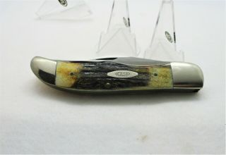 1965 - 69 Case Xx 5265 Sab Stag Handle Knife (near)