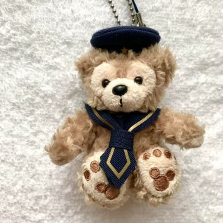 Authentic Duffy Plush Keychain Tokyo Disney Sea Sailor Mickey Mouse Bear Shellie